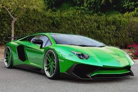 Lamborghini Aventador Sv Goes Green Virtually Lamborghini Aventador Lamborghini Sv Super Luxury Cars