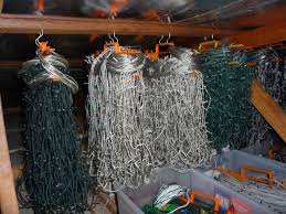 Storing Icicle Lights In Hanging Position Year Round Christmas Light Storage Icicle Lights Christmas Ornament Storage