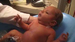 Spit up and diaper blowouts make a quick bath a necessity sometimes. How To Give Your Baby A Bath Youtube