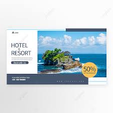 Hotelreservierung vorlage wir haben 17 bilder über hotelreservierung vorlage einschließlich bilder, fotos, hintergrundbilder und mehr. Blue Seaside Hotel Reservierung Banner Vorlage Zum Kostenlosen Download Auf Pngtree