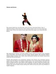 Motif batik yang biasa dikenakan sepasang pengantin adalah. Tugas Rumahadat Bajuadat