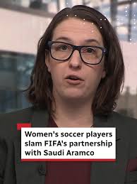 More than 100 international women's soccer players signed an open letter to  FIFA calling the new sponsorship deal with Saudi Arabian oil company Saudi  Aramco “worse than an own goal.” In response to ...