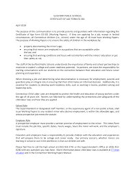 Permitted and prohibited places of employment, time and hour restrictions, and exemptions. Https Www Guilfordps Org Pdf Notices Letter 20notice 20to 20parents 20and 20guardians 20 Working 20papers Web 20version Pdf