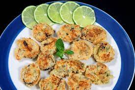 Pepper Rava Fried Mussels Xinaneao Recipe Stuffed Peppers Goan Recipes Recipes