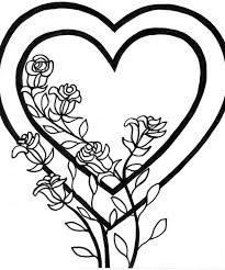 Free Printable Heart Coloring Pages For Kids Heart Coloring Pages To Print Out Yw8 Valentine Coloring Pages Heart Coloring Pages Flower Coloring Pages