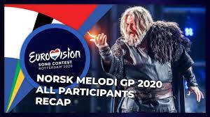 Norsk melodi grand prix), commonly known as grand prix and mgp, is an annual music competition organised by norwegian public broadcaster norsk rikskringkasting (nrk). Norsk Melodi Grand Prix 2020 Norway All Participants Recap Youtube