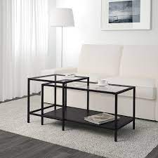 4.4 out of 5 stars. Vittsjo Nest Of Tables Set Of 2 Black Brown Glass 90x50 Cm Ikea