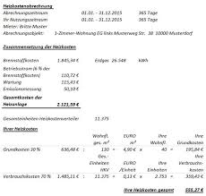 Heizkosten 1 zimmer wohnung ditulis oleh stefanie schultz. Wie Erstelle Ich Eine Heizkostenabrechnung Mittels Ehkv Finanzen Heizkosten Abrechnung
