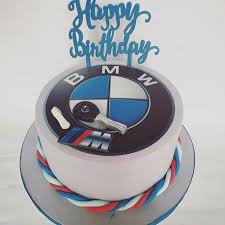 A Simple But Very Effective Bmw Cake By Cakieswithlove Finished With A Striking Edible Print Edible Image Software Bmw Cake Edible Printing Cars Birthday Cake