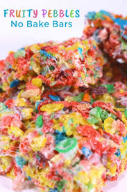 You Ll Love This Easy No Bake Fruity Pebbles Rice Crispy Treats Recipe Kids Love These Fun C Crispy Treats Recipe Krispie Treats Recipe Fruity Pebbles Treats