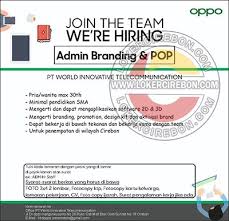 Kolaborasi antar pelindo terus berlanjut dengan penandatanganan kontrak kerja sama antara pt berkah industri mesin angkat (pt bima) cucu perusahaan pt pelindo iii melalui bjti port dengan pt equiport inti indonesia (pt eii) anak perusahaan pt pelindo iv, kamis (24/6) kemarin. Lowongan Kerja Pt World Innovative Telecommunication Oppo Pendidikan Branding Aplikasi