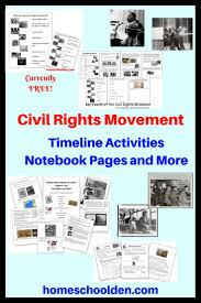 Civil Rights Worksheets Timeline And More Civil Rights Movement Civil Rights High School Activities