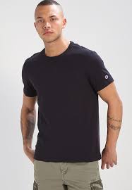 Champion Reverse Weave Basic T Shirt Black Men Clothing T