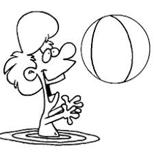 The coloring page is printable and can be used in the classroom or at home. Top 20 Free Printable Beach Ball Coloring Pages Online