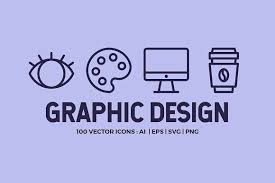 Graphic Design Line Icons Line Icon Graphic Design Icon Design