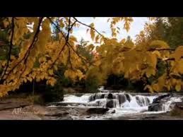 Autumn Colours Waterfall And Relaxing Music Hd1080 Via Ingrid Pintje Relaxing Music Relaxing Gif Fall Music