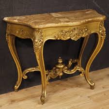 Italian Gilt Wooden Console With Onyx Top Antiques Atlas Antique Console Table Antique Table Wooden Console