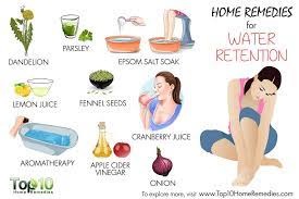Whole grains, vegetables, nuts, dark green leafy veggies, and dark chocolate are some of these foods. Home Remedies For Water Retention Top 10 Home Remedies