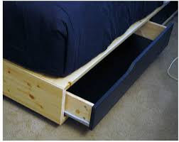 Base de cama matrimonial con cajones. Cajones De Madera Para Debajo De La Cama