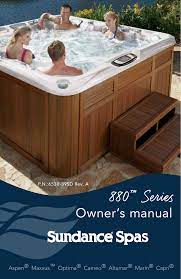 But when the preset filter cycles occur the pump will come on and the icon comes on on the display. 12 9 Programming The Time And Date Sundance Spas Cameo Marin Capri Altamar Optima Aspen Maxxus 880 Series 12 9 Programming The Time And Date