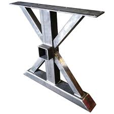 From our original great lookin' legs® to our signature designer table leg collection, we have tried to cover every style imaginable to suit your traditional or modern furniture. Counter Height 34 1 2 Tall Steel Trestle Table Legs With Etsy Metal Table Base Steel Table Legs Trestle Table Legs