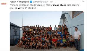 Named after challian chana, ziona's grandfather, the sect allows the men to take as many wives as they want. Utin5jrax6tvxm