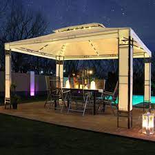 Es erfreut sich in letzter zeit großer beliebtheit. Led Garten Pavillon Milano 3x4m Pavillion Kaufland De