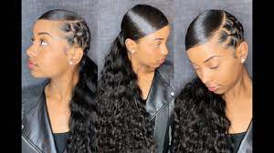 • what do i need to create a sleek ponytail? 90s Sleek Ponytail Reloaded Chrisscross Method Ft Yolissa Hair Youtube