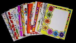 And then add a cover page with a design from the word gallery. 100 In 1 Simple Border Design For Project Assignment Front Page Design Paper Border Design Y Colorful Borders Design Page Borders Design Front Page Design