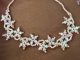 Blossom Beaded Bracelet Or Necklace Diy Beaded Bracelet Youtube Beaded Necklace Diy Beaded Bracelets Diy Beaded Jewelry Necklaces