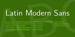 Watch out, you need to install the ttf version of the font, font_import () can't handle otf. Download Latin Modern Sans Font Fontsme Com