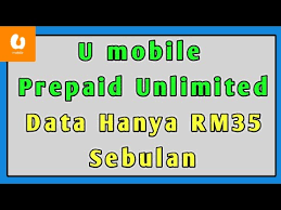 After maxis and celcom had unveiled their respective unlimited prepaid plans, u mobile has responded by enhancing its giler unlimited prepaid offering. U Mobile Prepaid Unlimited Data Hanya Rm35 Sebulan Youtube