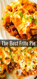 Frito Pie Is An Easy Ground Beef Dinner Recipe The Whole Family Will Love This Ground Beef Casserole Dinner With Ground Beef Beef Recipes For Dinner Frito Pie