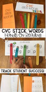 Cvc Stick Words Teaching Phonics Phonics Activities Cvc Word Activities