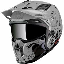 A motorcycle helmet is a part of your personal riding gear, however, sometimes you may need to share your helmet with someone else, or vice versa. Mt Streetfighter Full Face Off Road Skull Motorcycle Helmet Darkness Matt Black