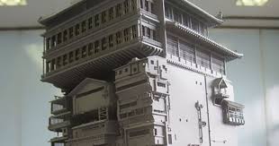 Incredibly Detailed Model Of The Bath House From Miyazaki S Spirited Away In 2020 Spirited Away Spirited Away Bathhouse Miyazaki