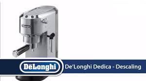 Found that it does an extremely good job of descaling our delonghi coffee machine. De Longhi Dedica Ec680 How To Descale Your Machine Youtube