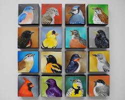 Bird Paintings On Canvas Pin By Sally Brannon On Craft Ideas Bird Paintings On Canvas Mini Canvas Art Art