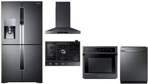 Rf27t5201sg samsung 36 27 cu. 5 Piece Kitchen Appliances Package With 36 French Door Refrigerator 30 Gas Cooktop 30 Hood 30 Wall Steam Oven And 24 Built In Fully Integrated Dishwasher In Black Stainless Steel Appliances Connection