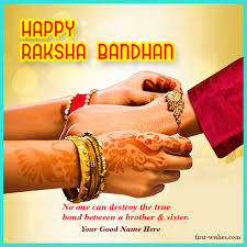 This rakhi, i wish our bond of love grows stronger with each passing year. Rakhi Raksha Bandhan 2021 Online Gift Image
