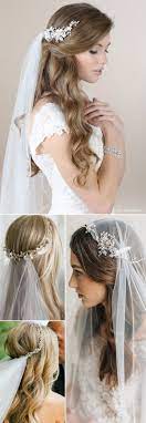 Top 20 Wedding Hairstyles With Veils And Accessories Bridal Hairstyle Down Wedding Hairstyle With Hochzeitsfrisuren Mit Schleier Brautfrisur Hochzeitsfrisuren