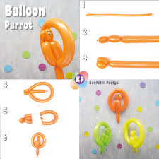This download is terrific for the magician who has never tried to make a balloon animal before. Balloon Parrot Diy Konfettipartys Balloonanimal Birthdaydecor Parrotballoon Diy Ballontier Ballon Easy Balloon Animals Balloon Animals Balloon Crafts