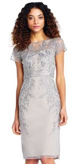 Our Beloved Floral Vine Beading Takes On A New Silhouette In This Chic Cocktail Dress This Beaded Dress Features A Boat Necklin Semi Formal Dresses For Wedding Party Dresses With Sleeves