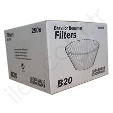 bravilor bonomat filtre kagidi b20 203 535 mm 250 adet 1160914 kahve