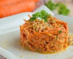 Recette De Salade De Carottes Legere Au Persil Et Au Citron Recette Salade Carotte Recette Salade Recette Diner Facile