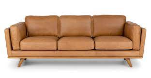 Keep reading for our full product review. Charme Tan Timber Leather Honey Oak 3 Seater Sofa Article