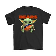 Baby Yoda Loves The Chicago Bears Star Wars Nfl Shirts Potatotee Store Nfl Shirts Star Wars Shirts Dallas Cowboys Shirts