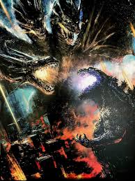 Jaiden beata dazzle cool super soft does not fade tapestry,king adora vs godzilla 3d printing cartoon fashion hippie bohemian psychedelic creative art wall hanging home decor brand: Shin Godzilla And King Ghidorah Do Battle In Celebration Of Godzilla Store S Anniversary Godzilla Godzilla Vs King Ghidorah Shin Godzilla Godzilla Wallpaper