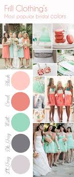 Frill S Color Inspiration Board Beach Wedding Colors Wedding Colors Coral Wedding