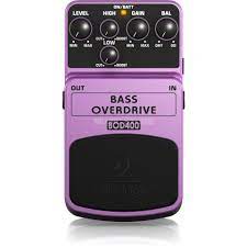 A distortion pedal is often the first stompbox a new guitar player will look for that's overdrive, and it is the sound the pedal makers are trying to emulate through overdrive pedals. Behringer Bod400 Bass Overdrive Pedal Music Store Professional De De